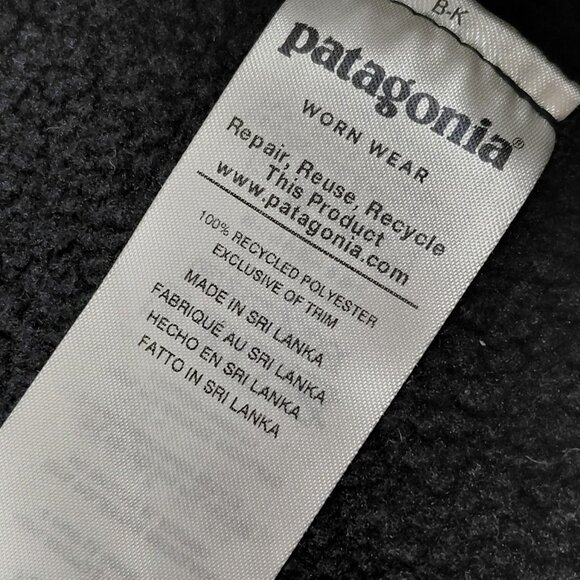 Patagonia 1/4 Zip Better Sweater Fleece Womens Large Dark Gray Outdoor Comfy - Picture 5 of 7